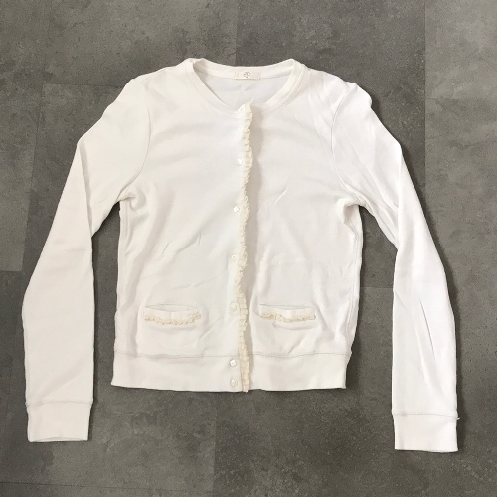 White Cotton J. Crew Top